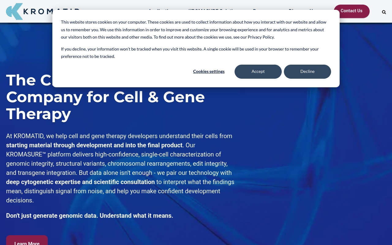 Kromatid website