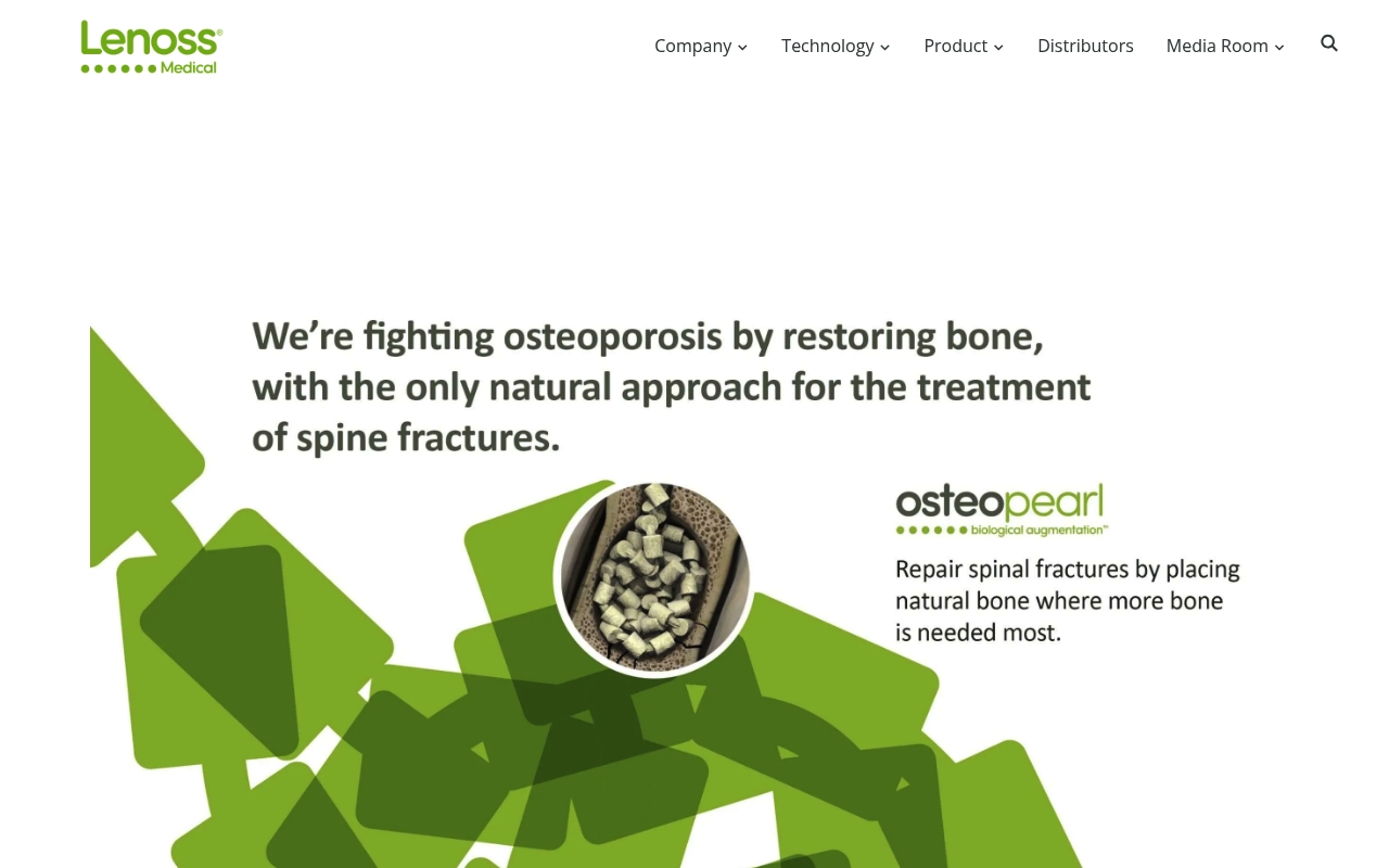 Lenoss Medical website