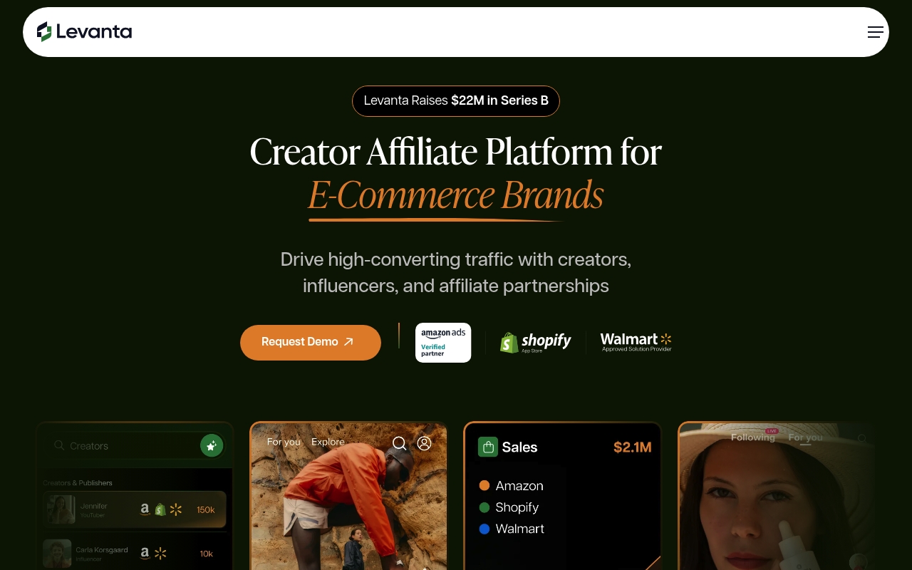 Levanta website