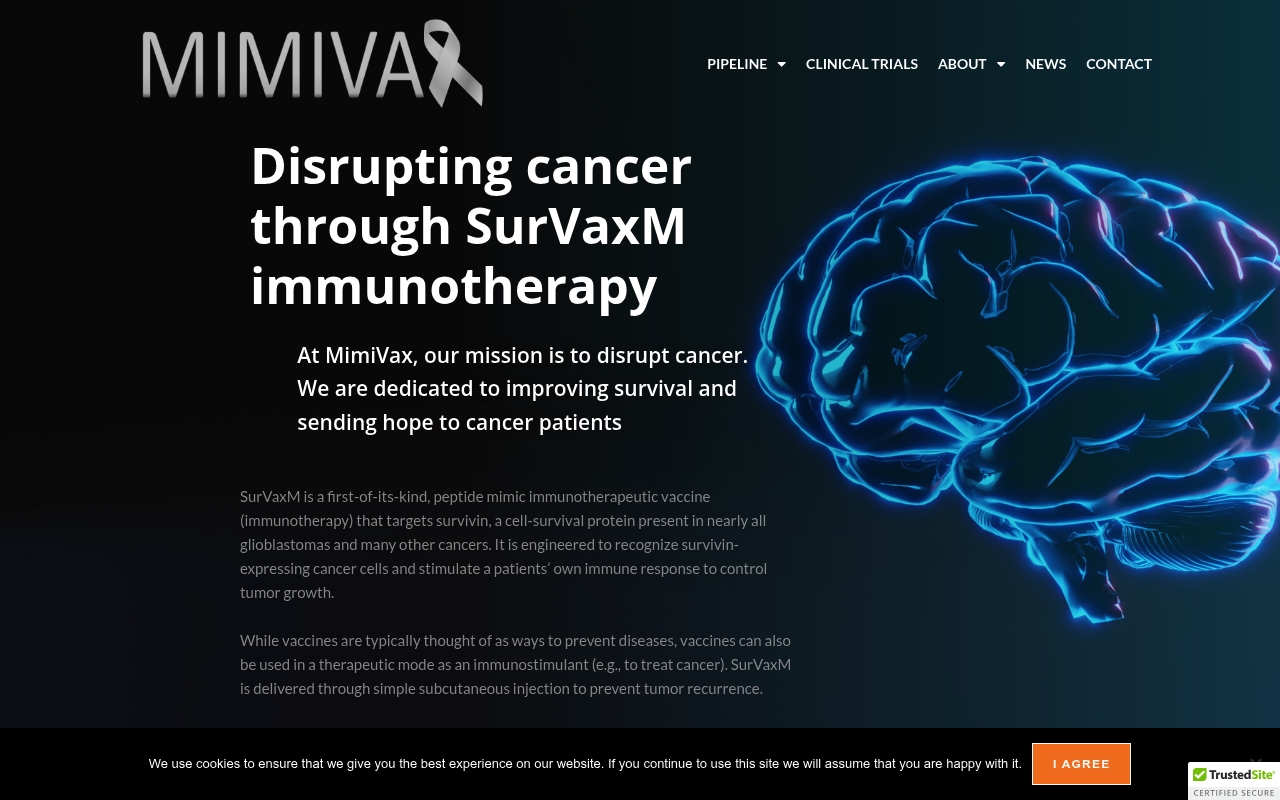 MimiVax website