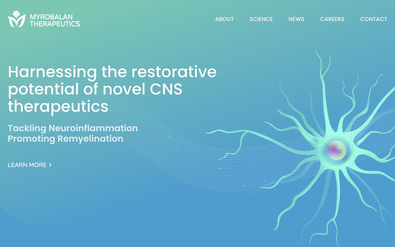 Myrobalan Therapeutics website