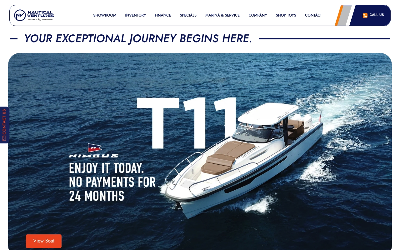 Nautical Ventures website