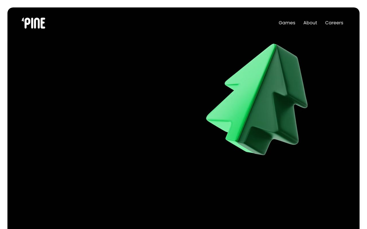 Pine Games website