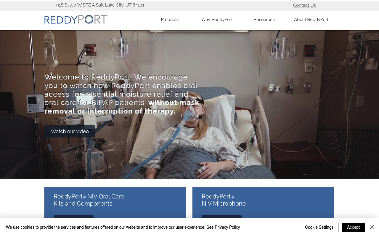 ReddyPort website