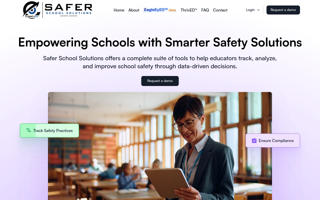 Safer School Solutions website