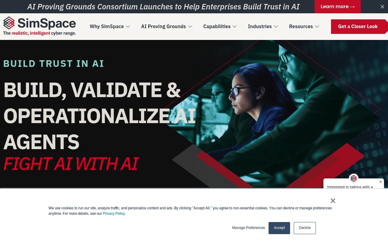 SimSpace website