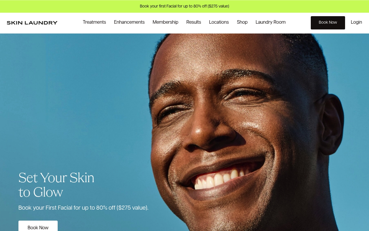 Skin Laundry website