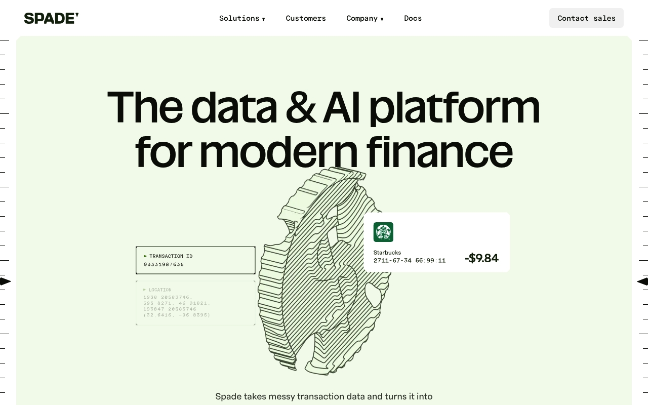 Spade website