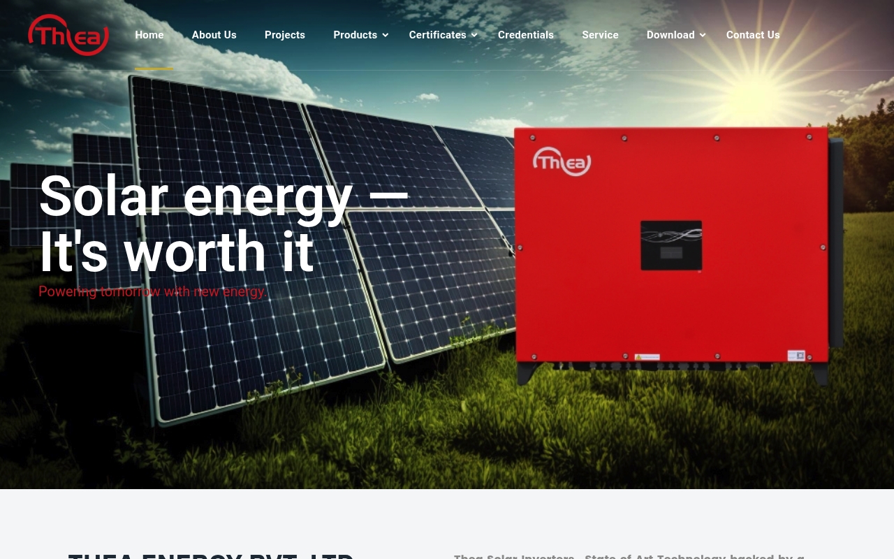 Thea Energy website