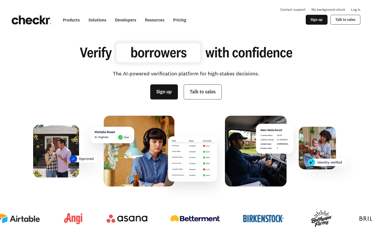 Checkr website
