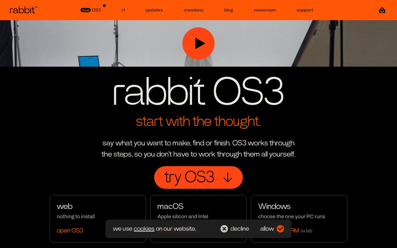 Rabbit website