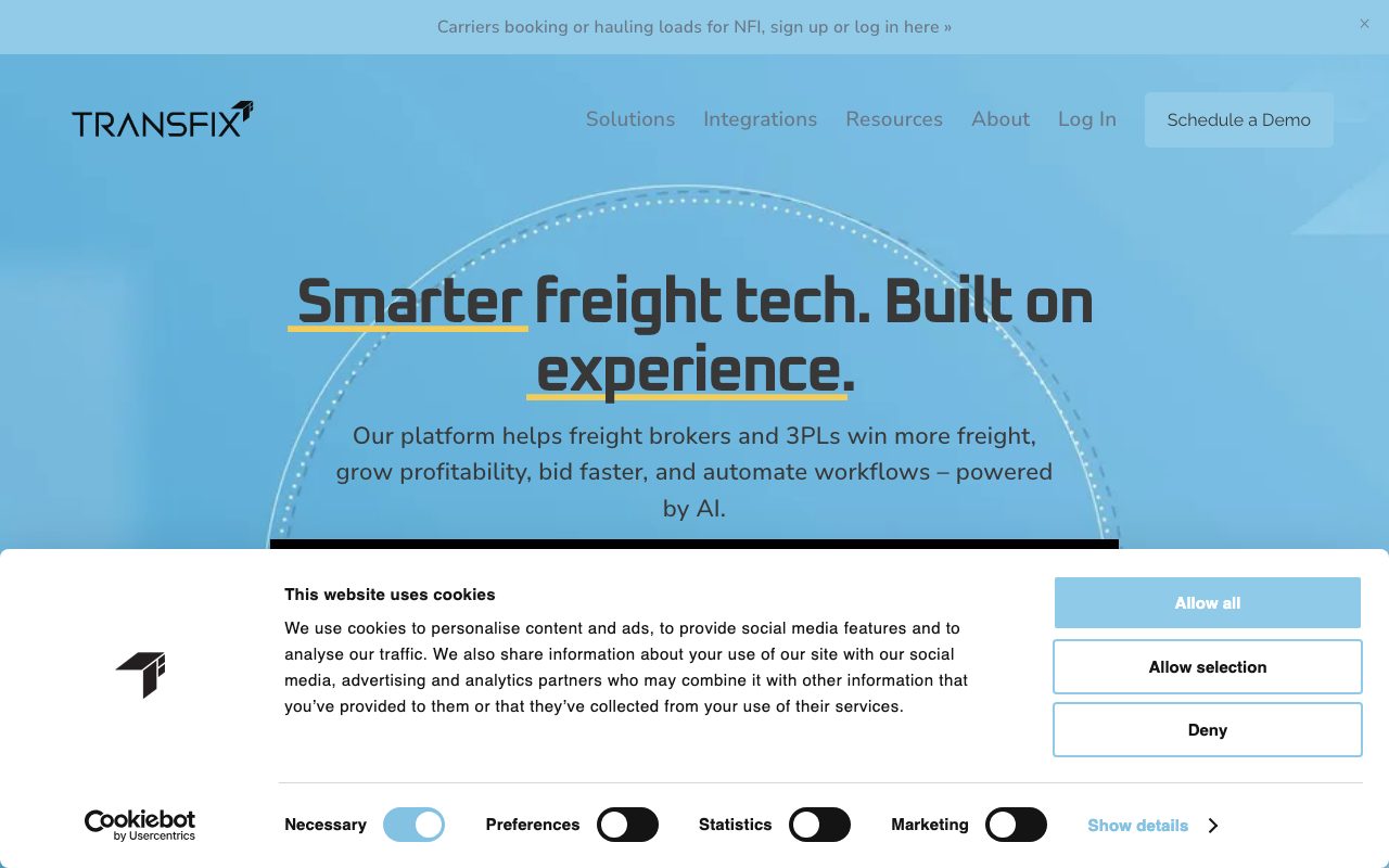 Transfix website