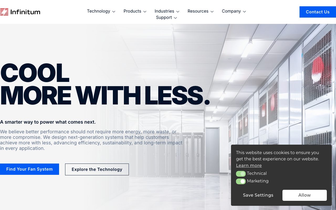 Infinitum Electric website
