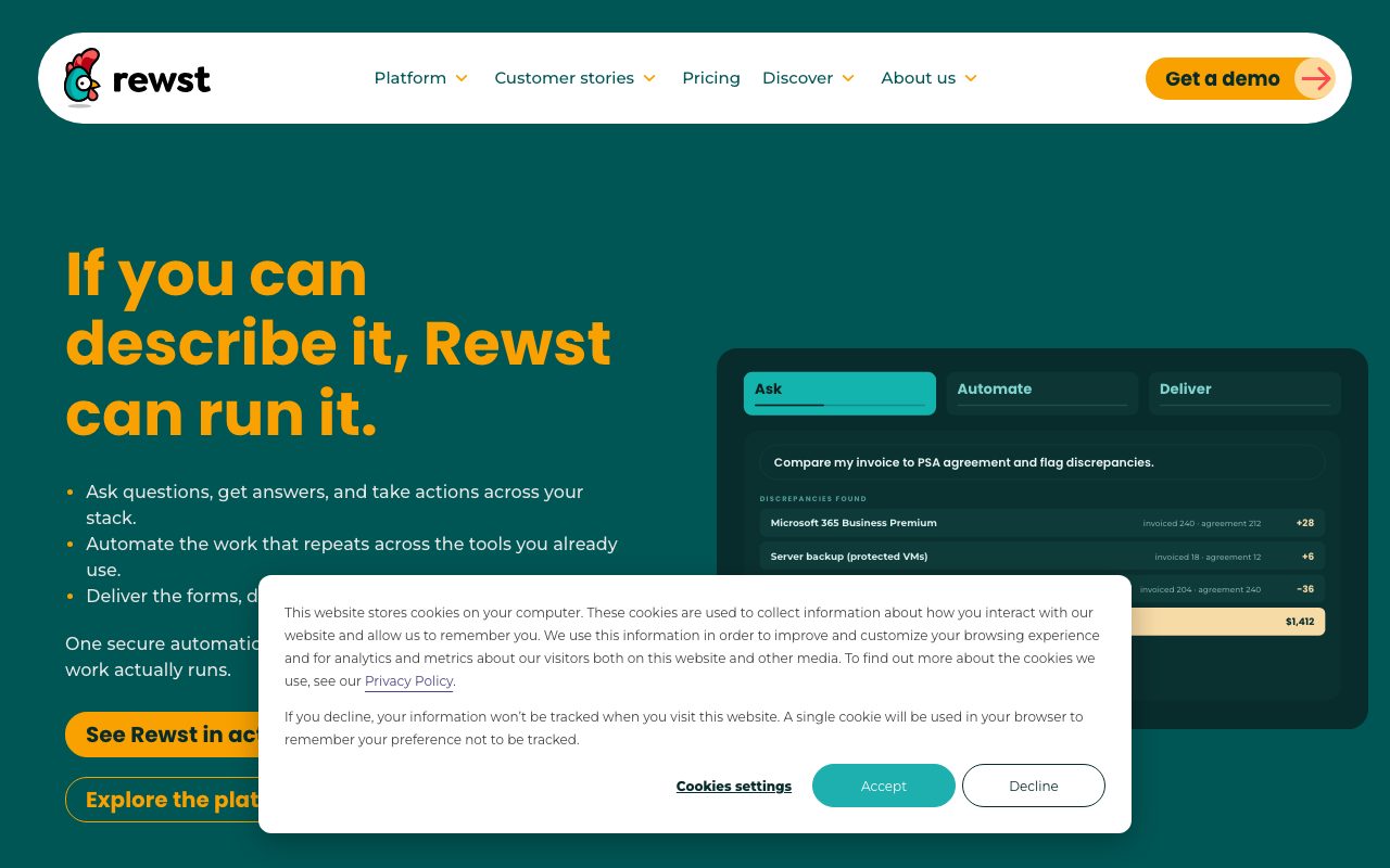 Rewst website