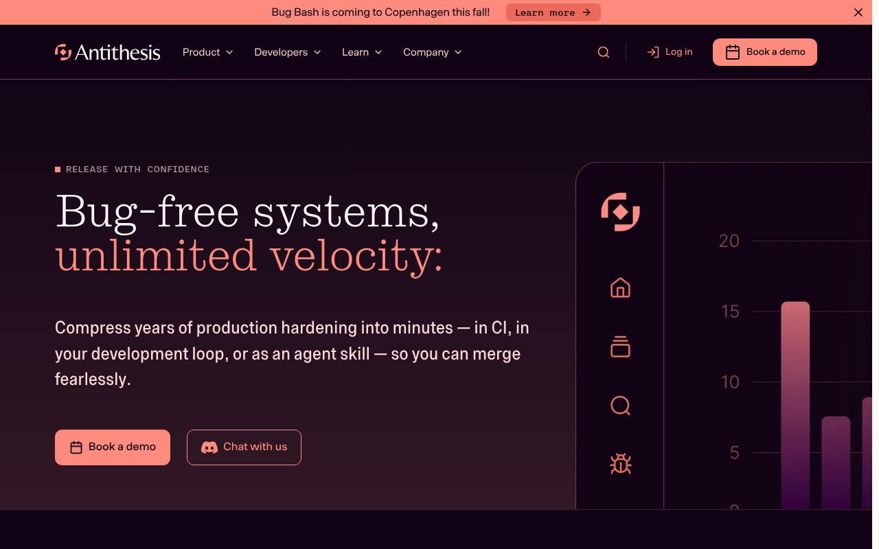 Antithesis website