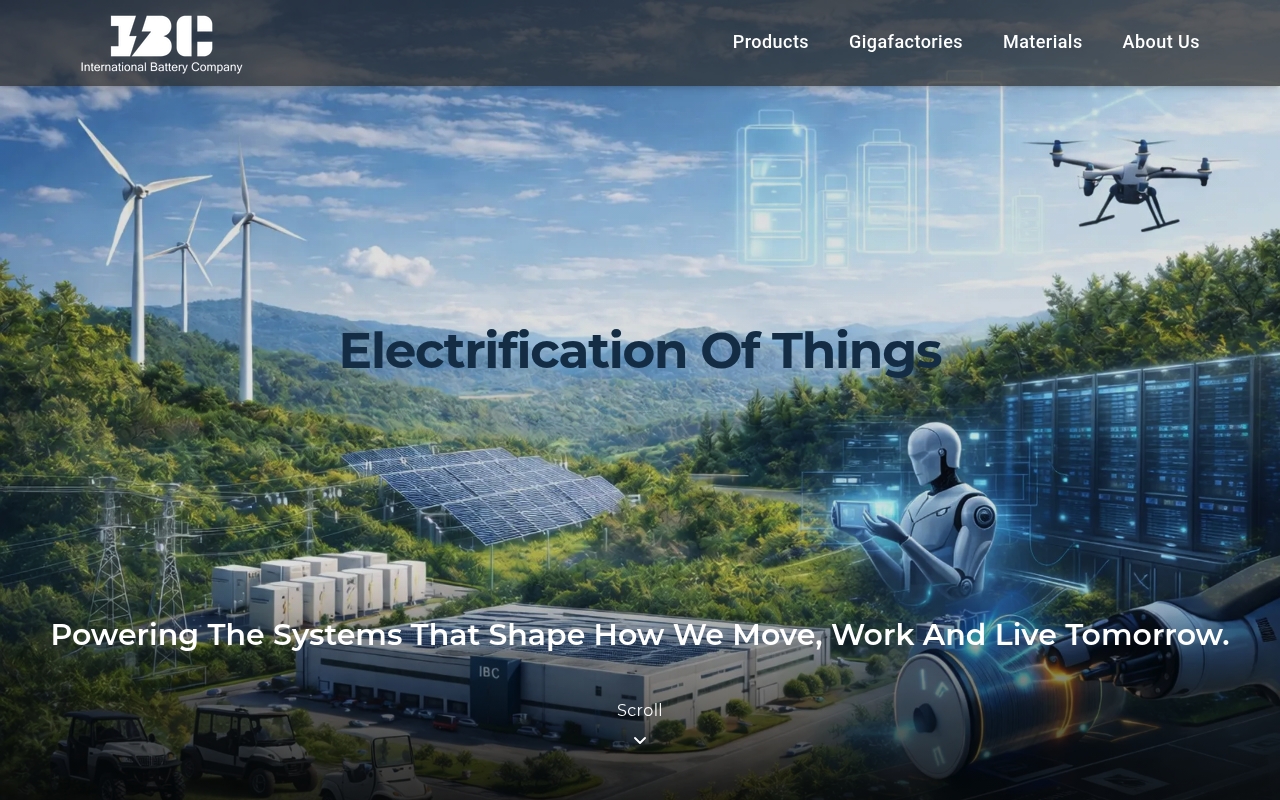 International Battery website