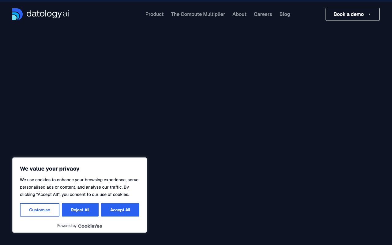 DatologyAI website