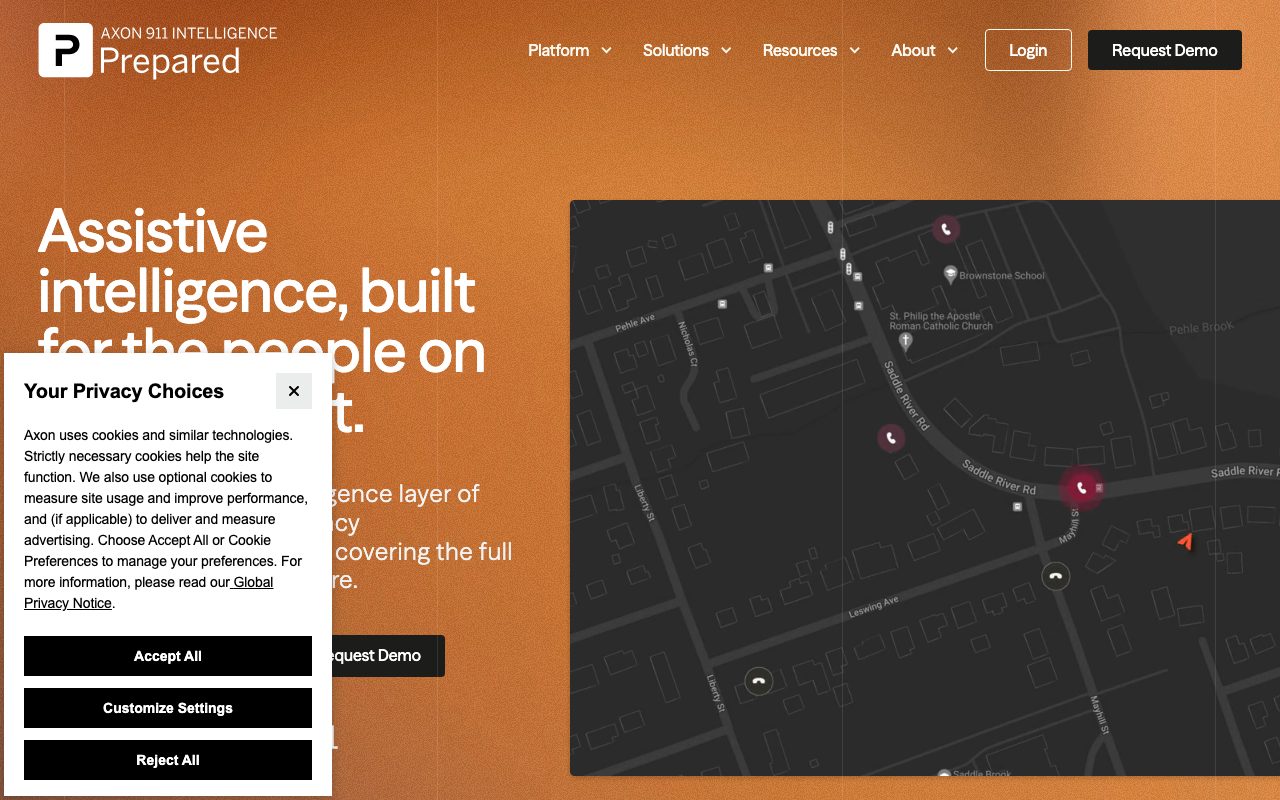Prepared website
