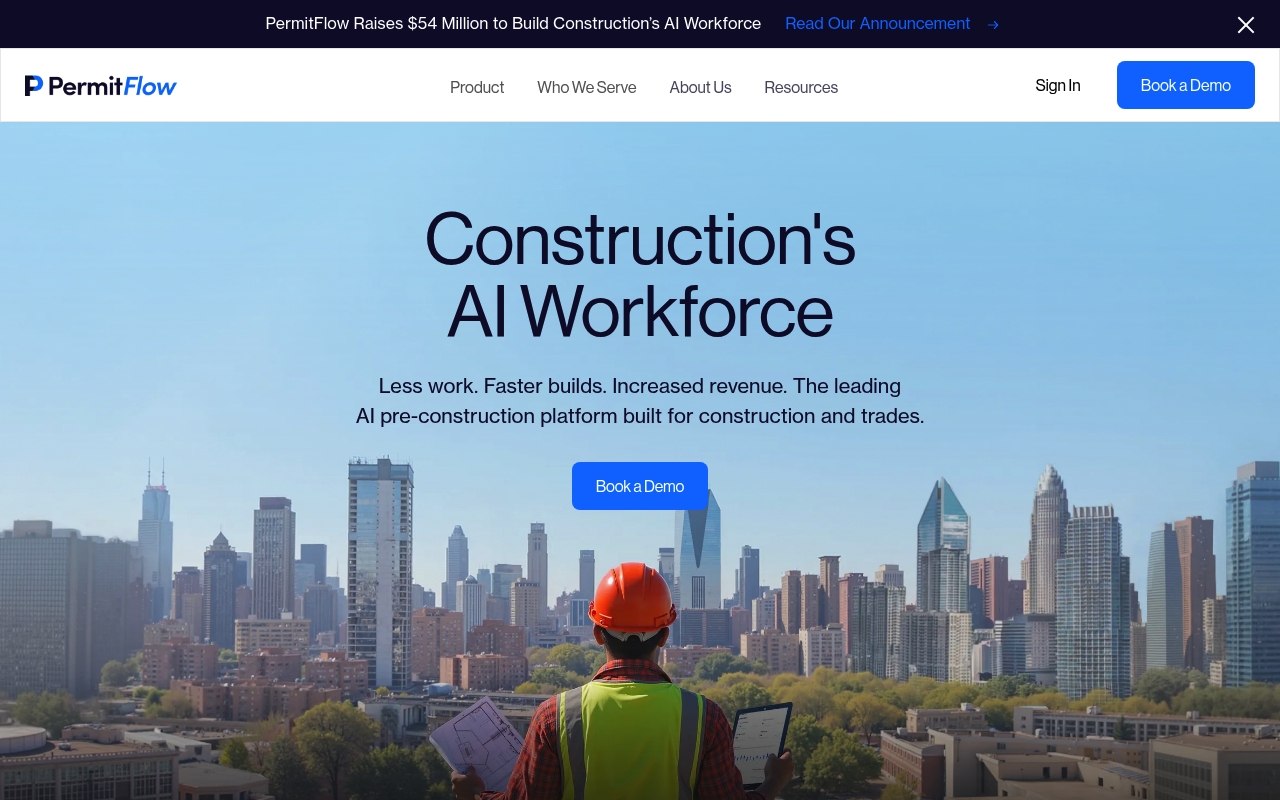 PermitFlow website
