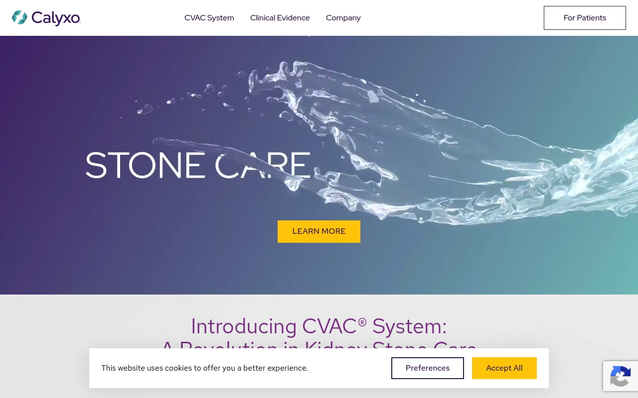 Calyxo website