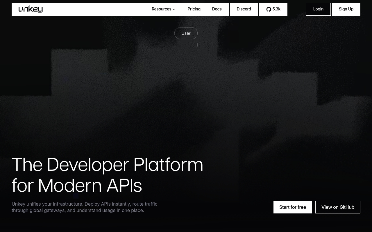 Unkey website