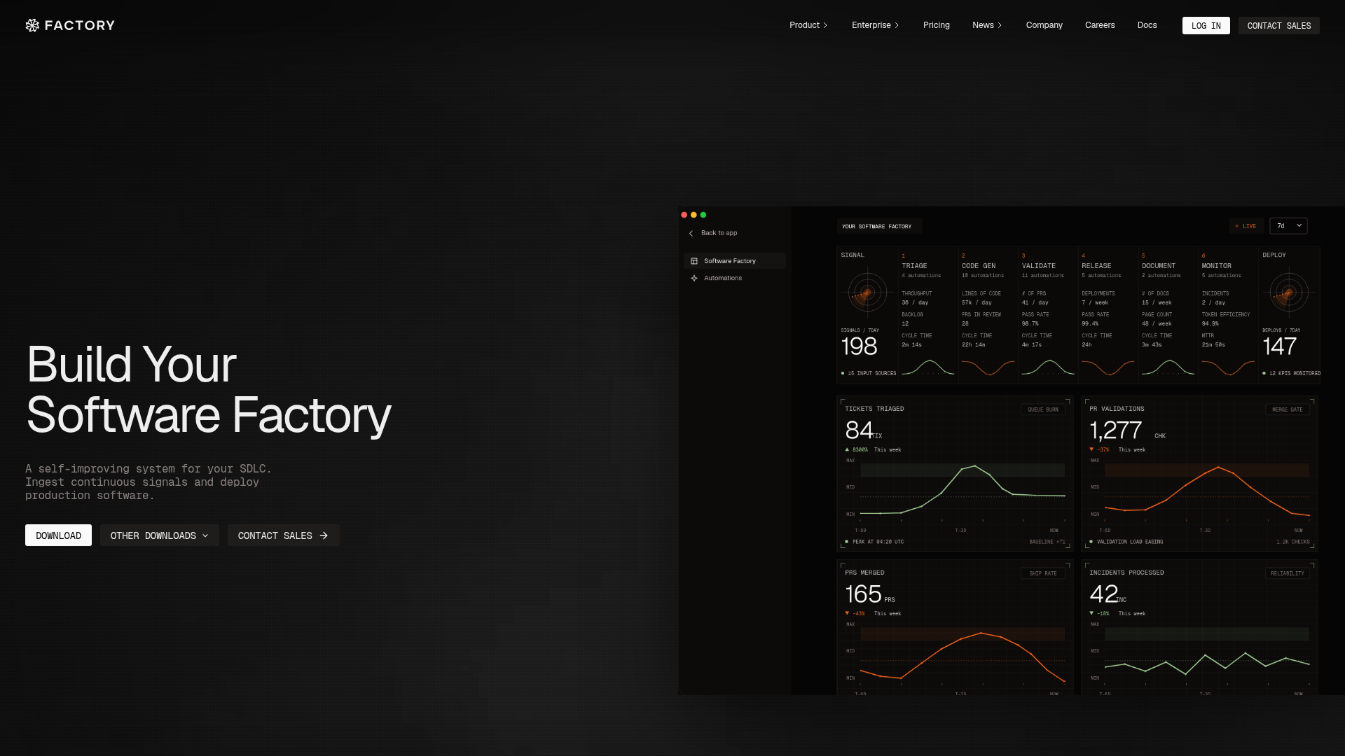 Factory website