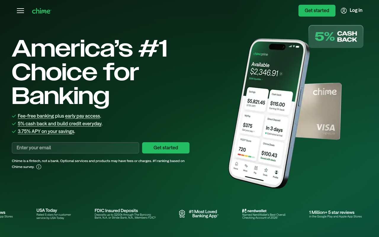 Chime website