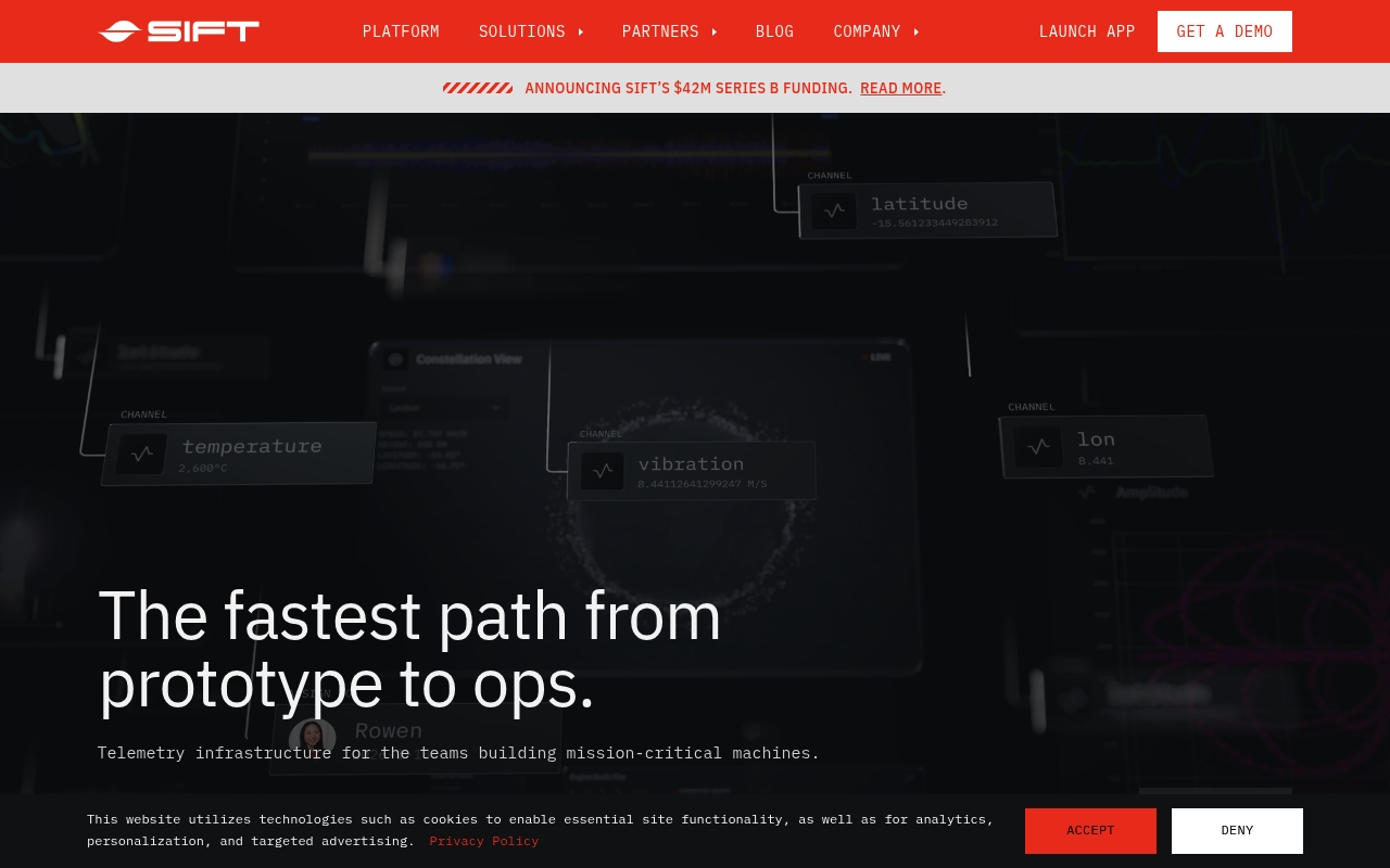 Sift website