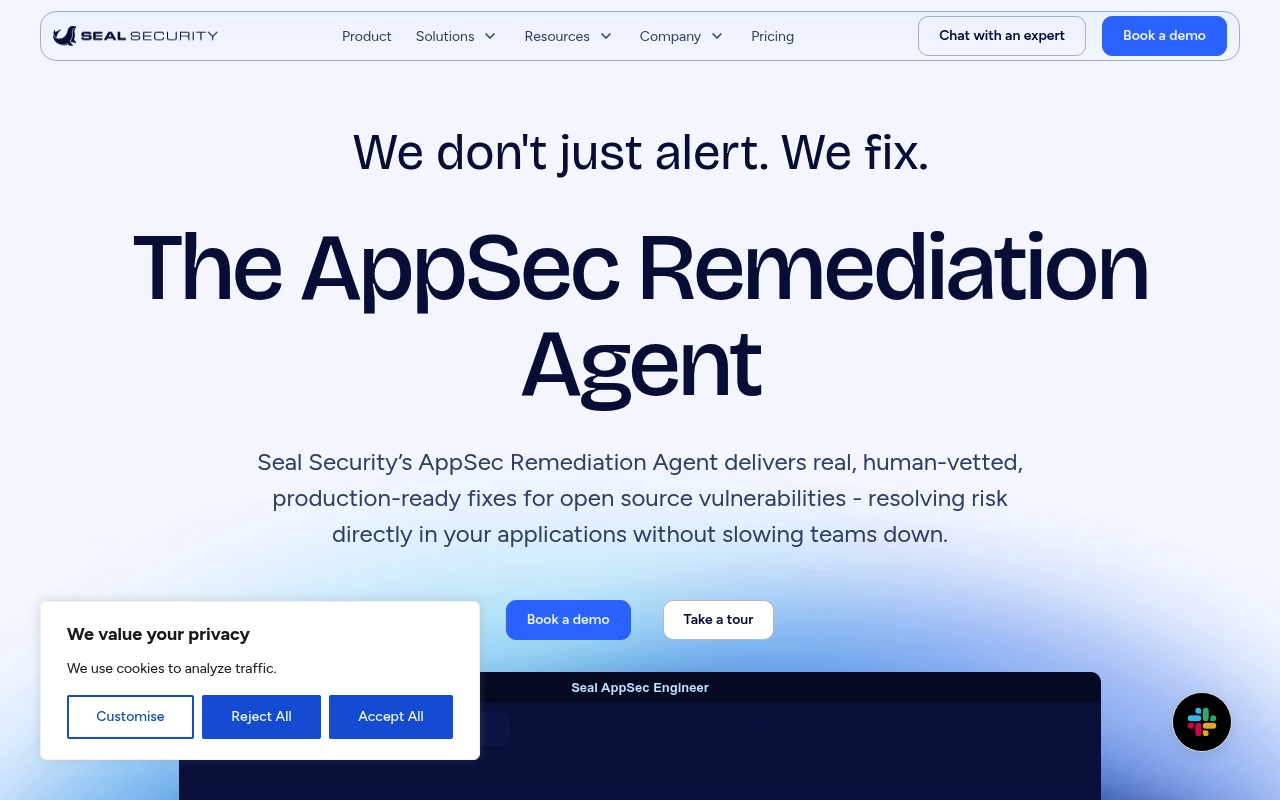 Seal Security website