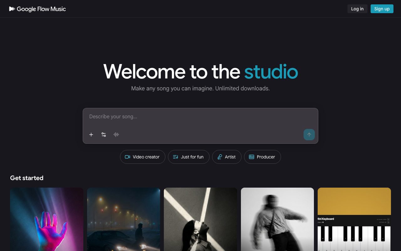 Riffusion website