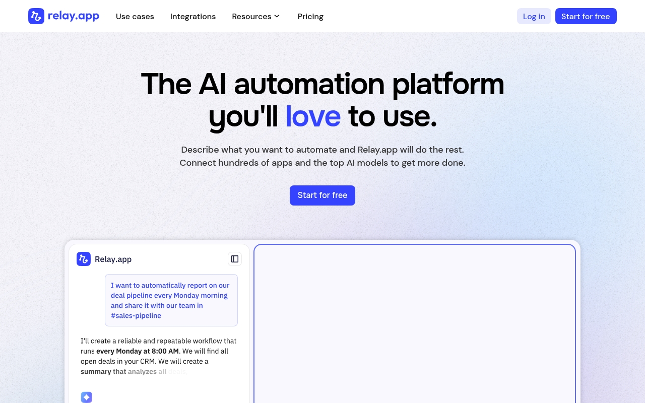 Relay website