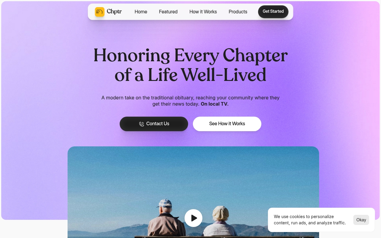 Chptr website
