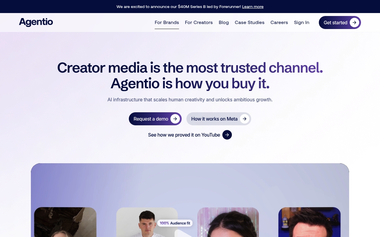 Agentio website