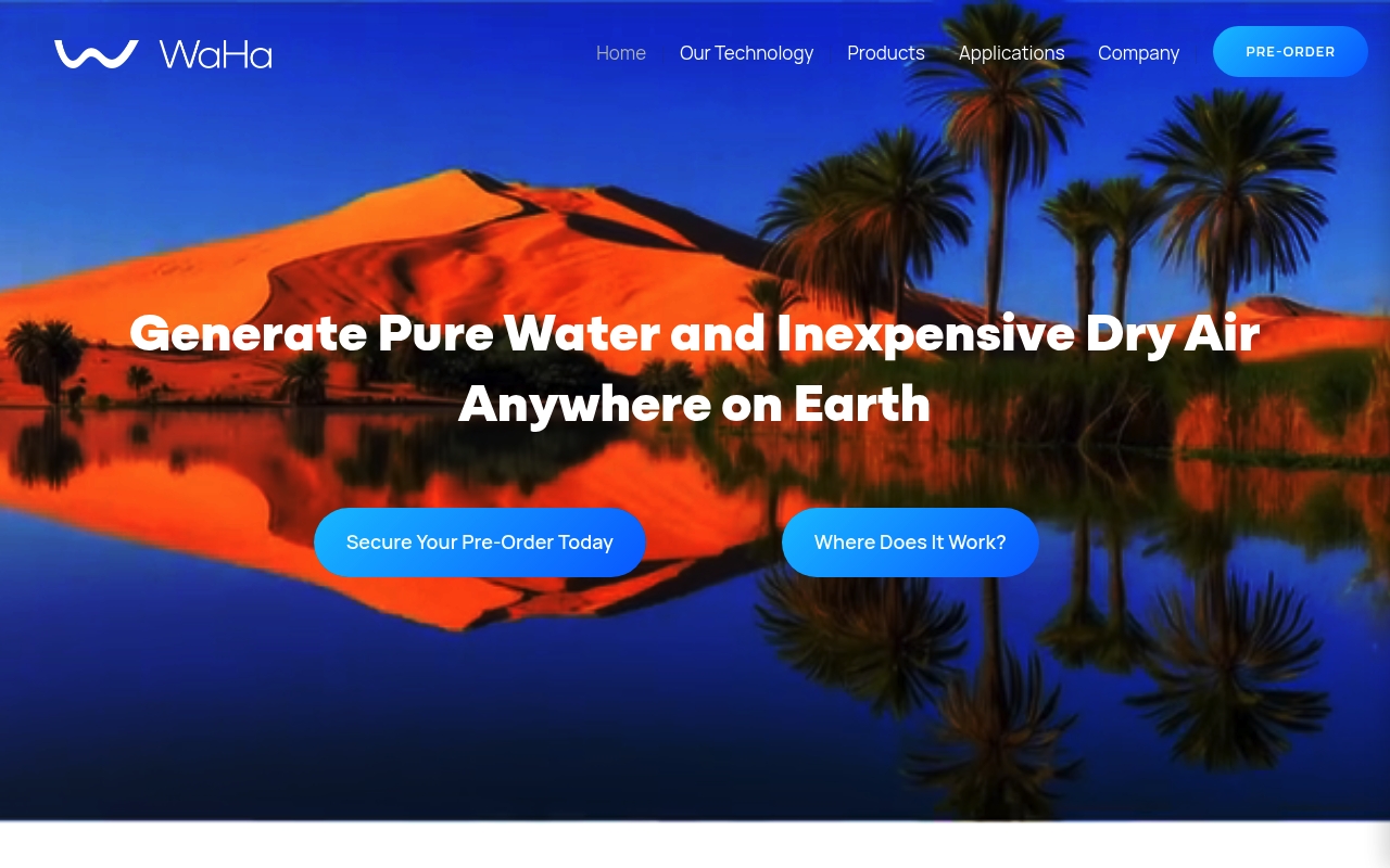 Water Harvesting website