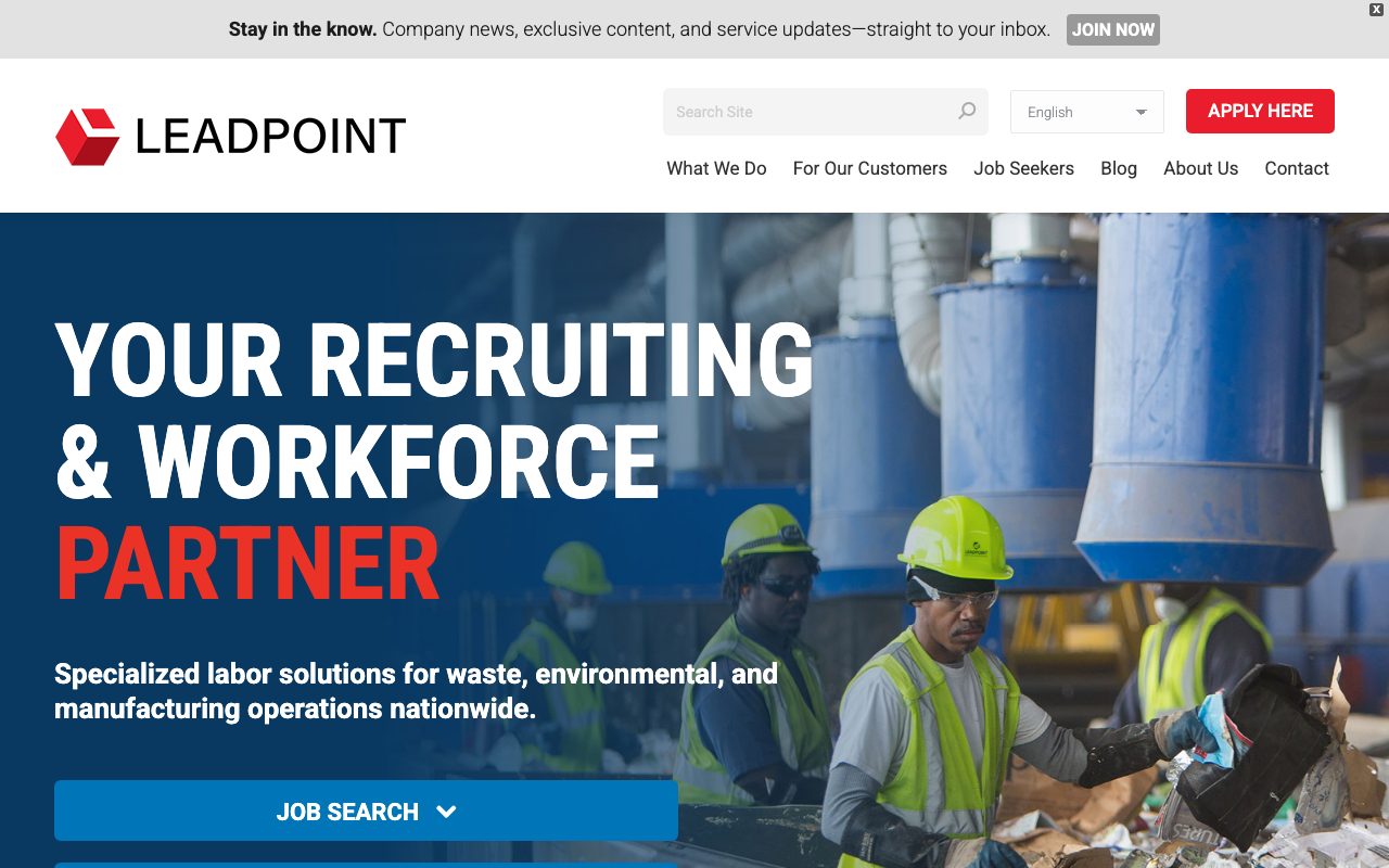 Leadpoint website