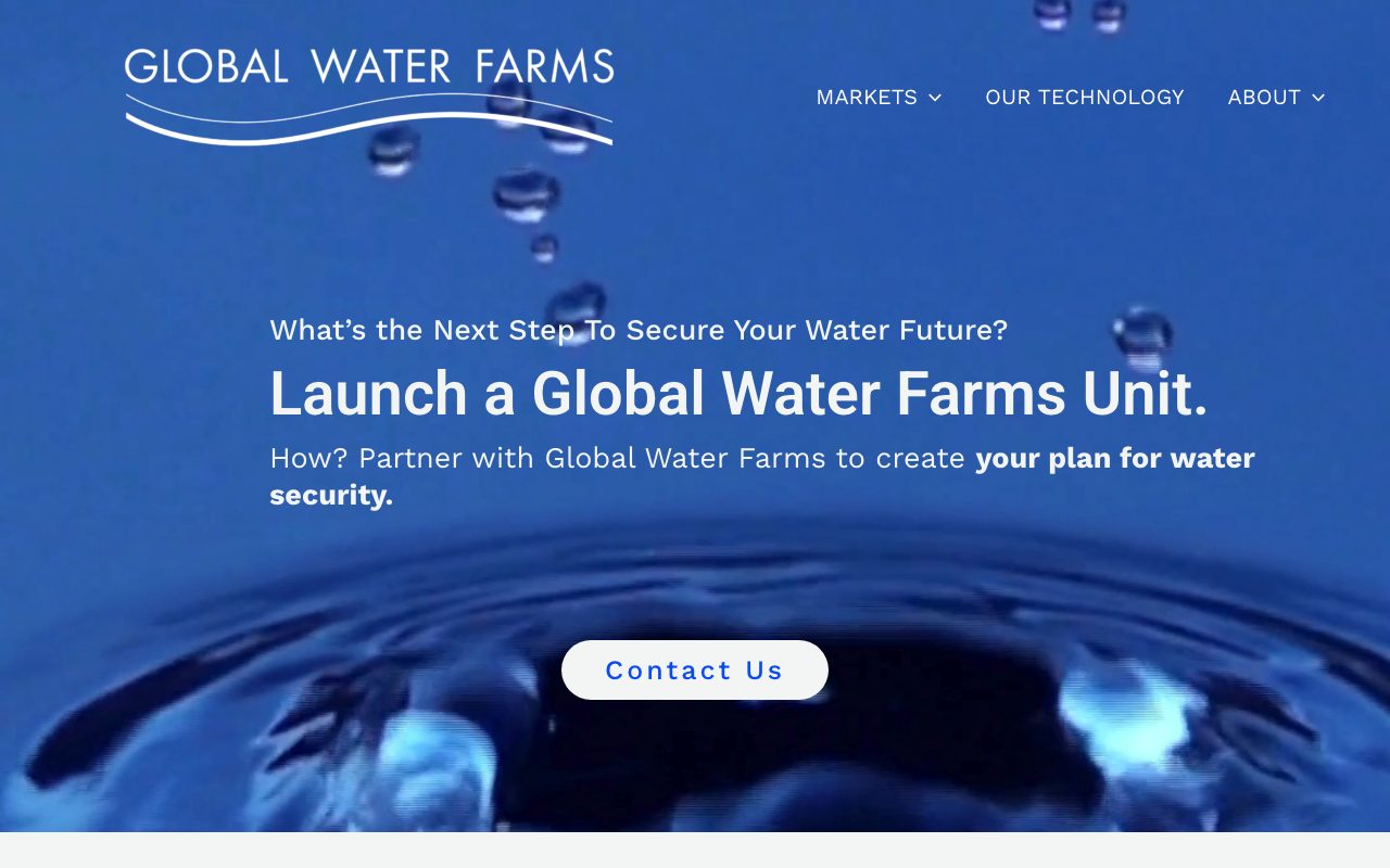Global Water Farms website