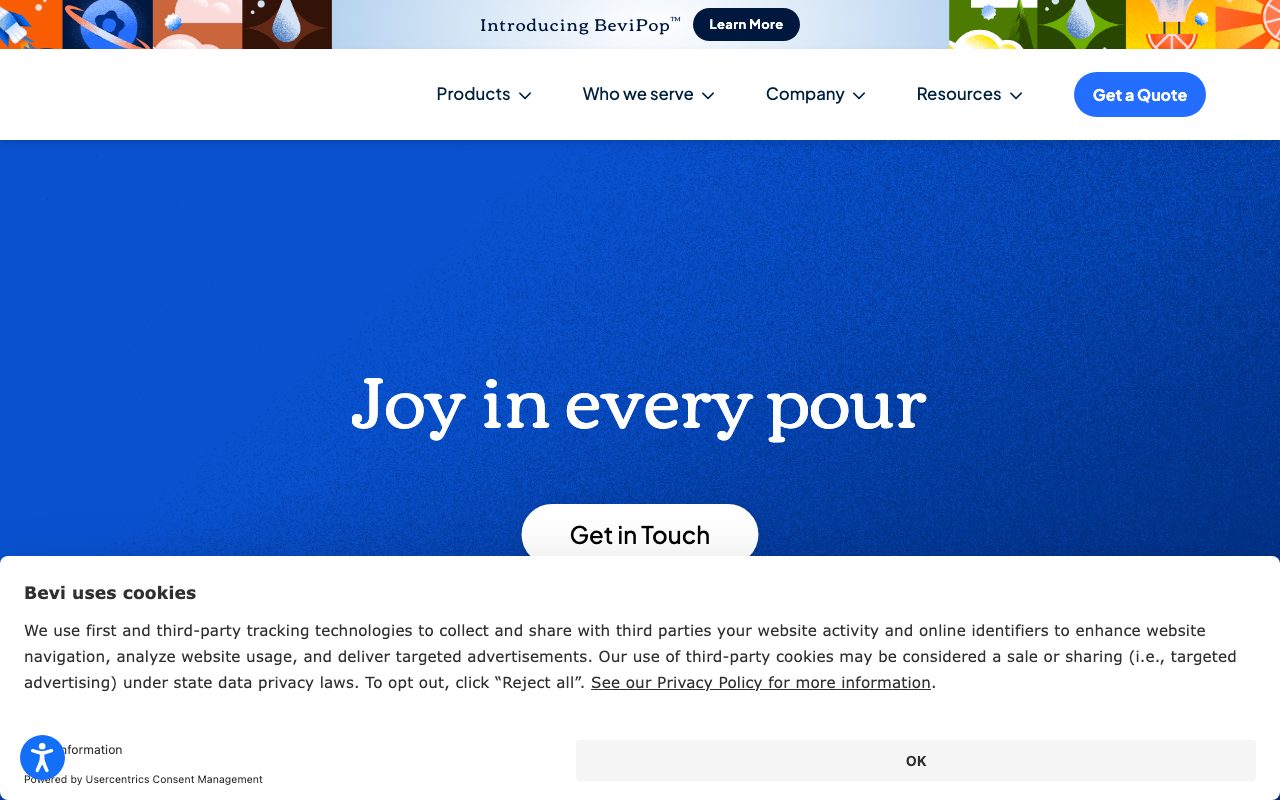 Bevi website