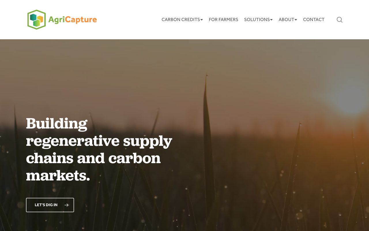 AgriCapture website