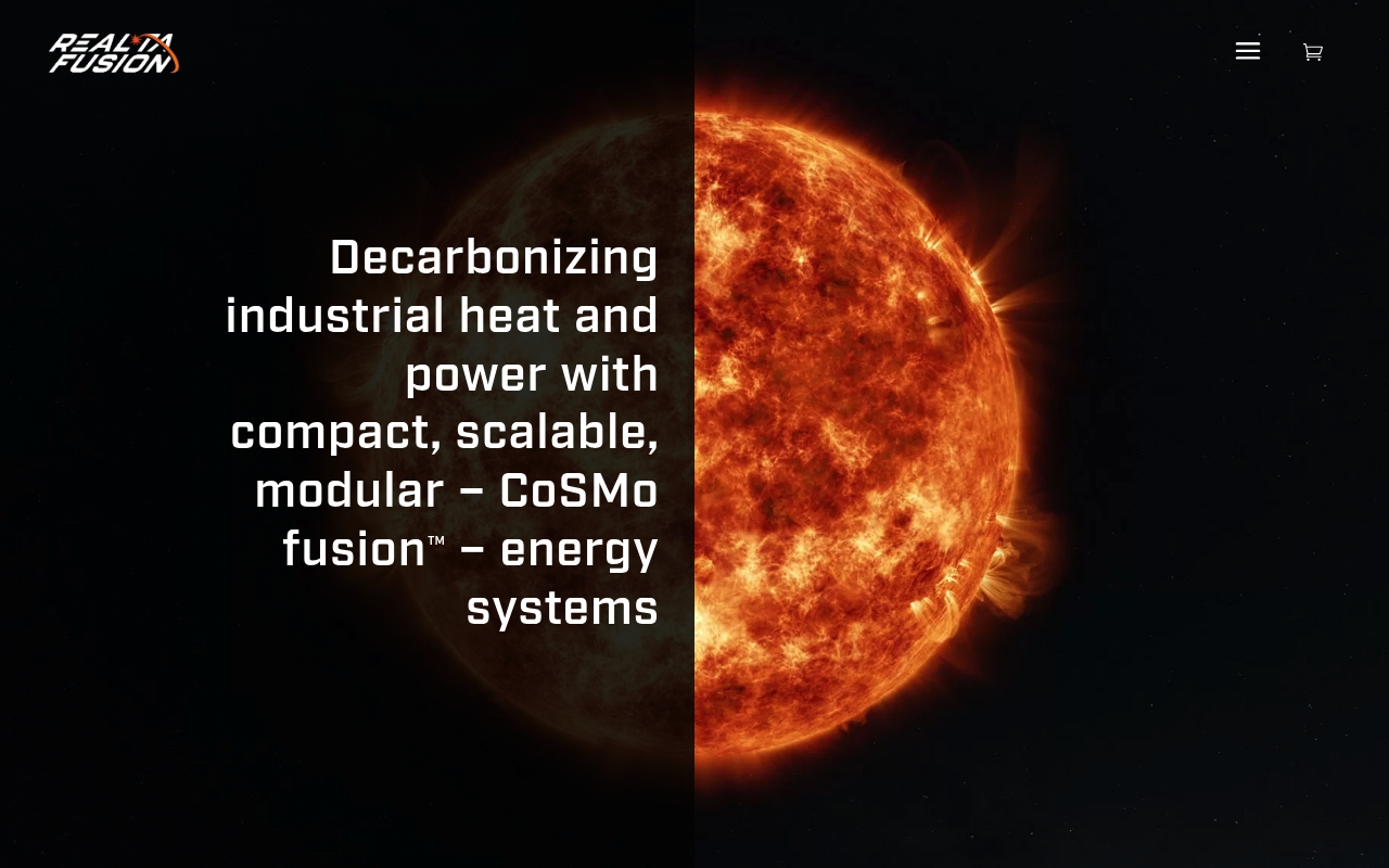 Realta Fusion website