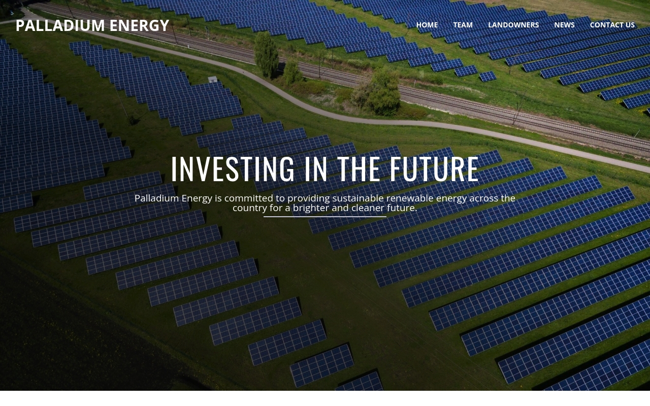 Palladium Energy website