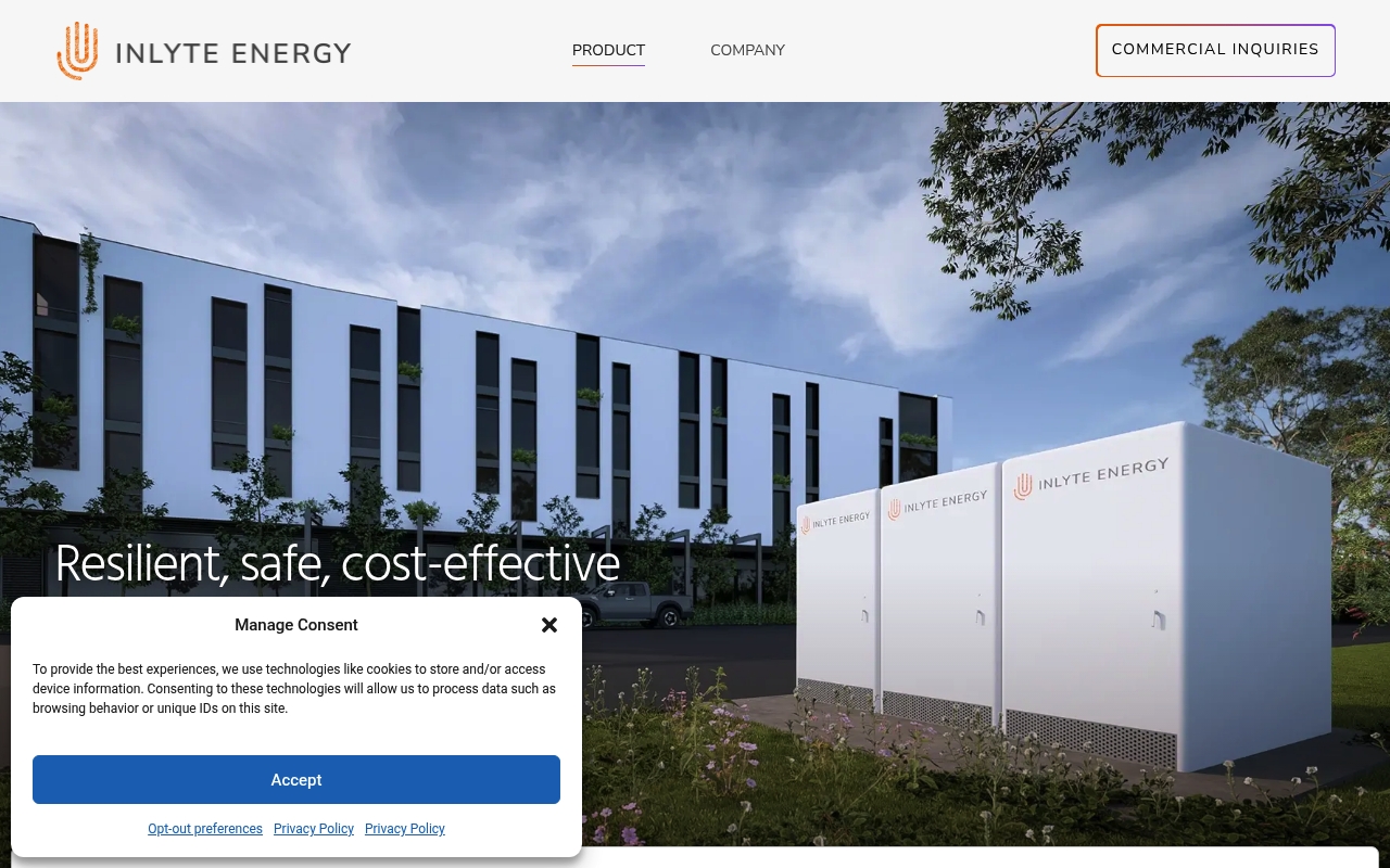 Inlyte Energy website