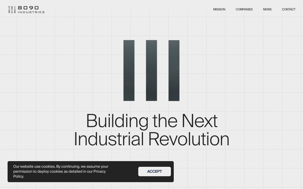 8090 Industries website