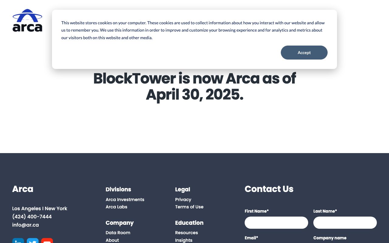 BlockTower Capital website