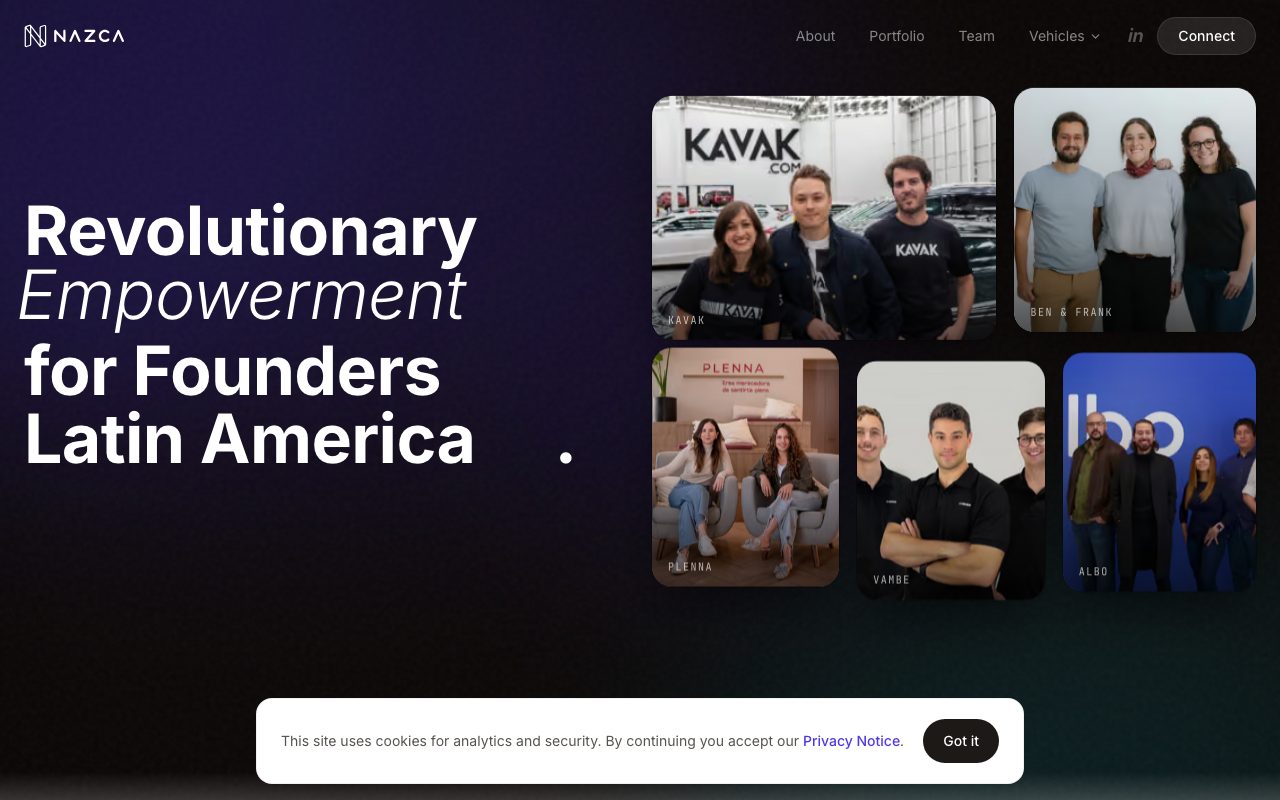 Bridge Latam website