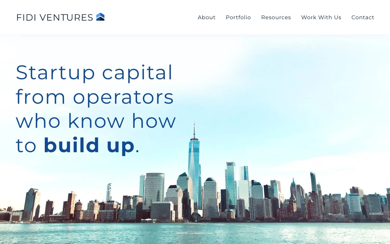 FiDi Ventures website