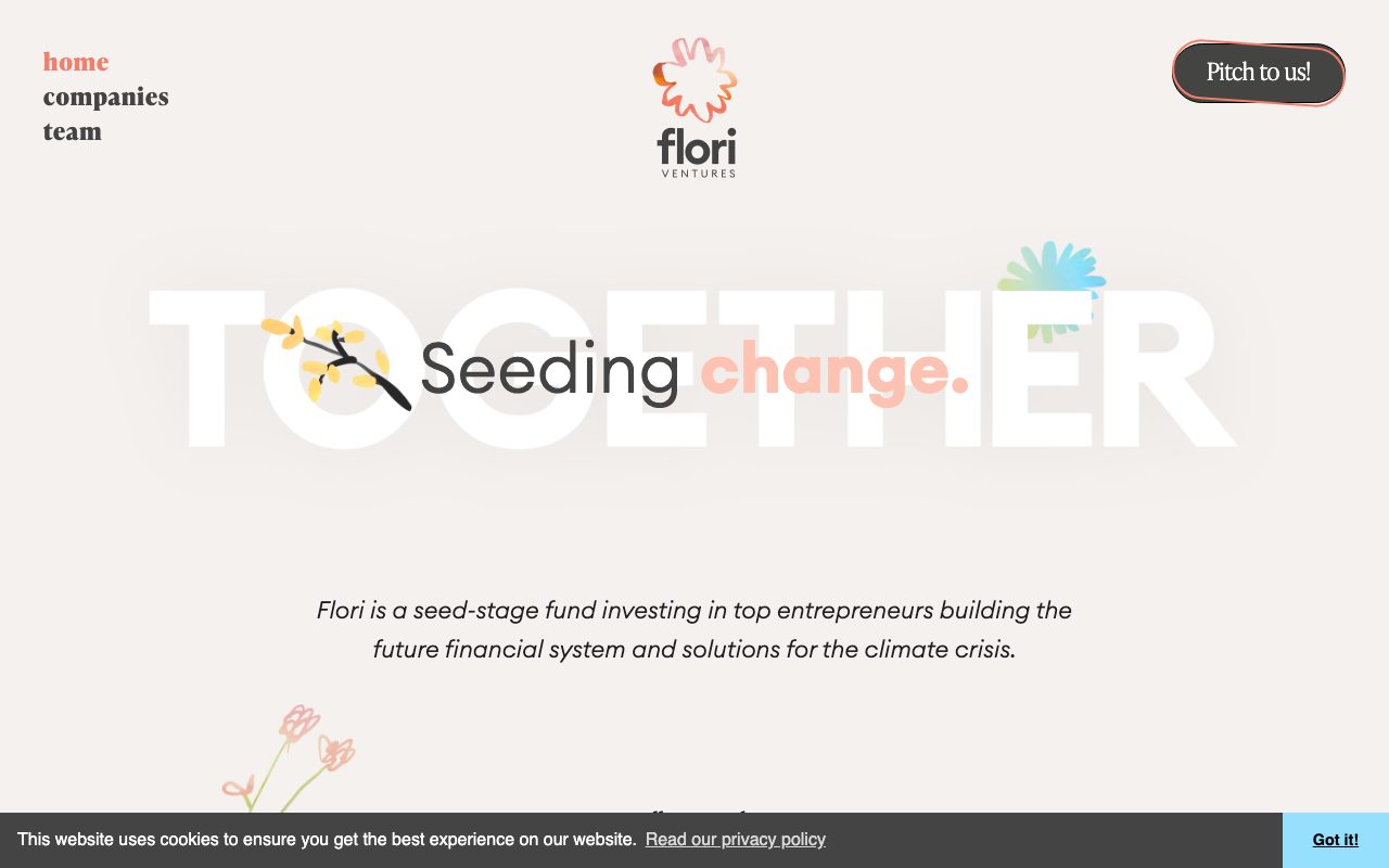 Flori Ventures website