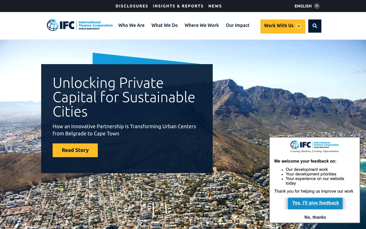 International Finance Corporation website