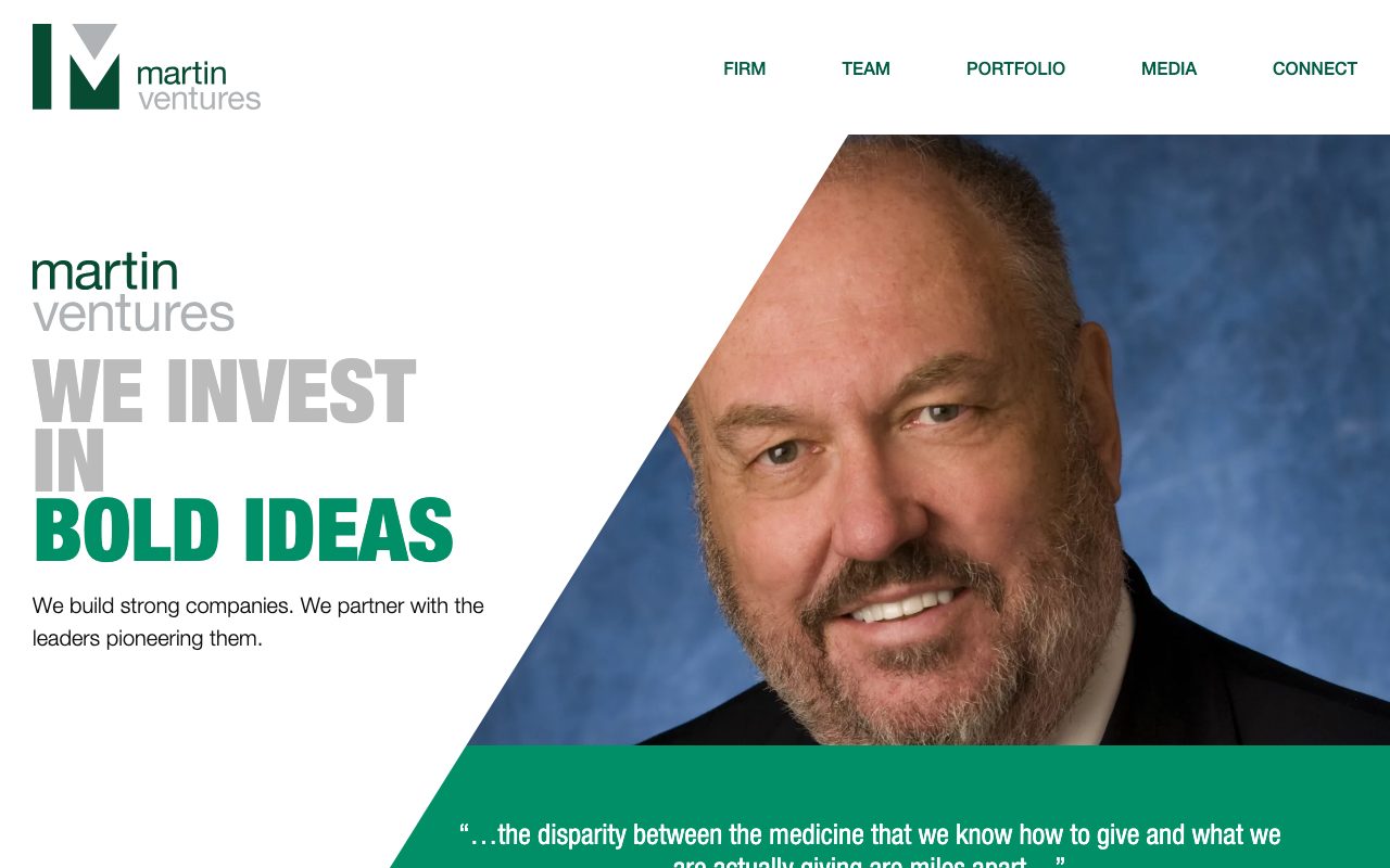 Martin Ventures website