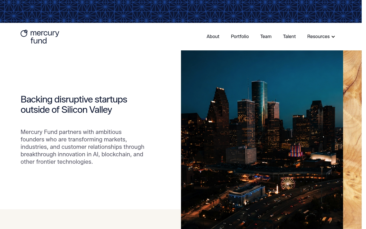 Mercury website