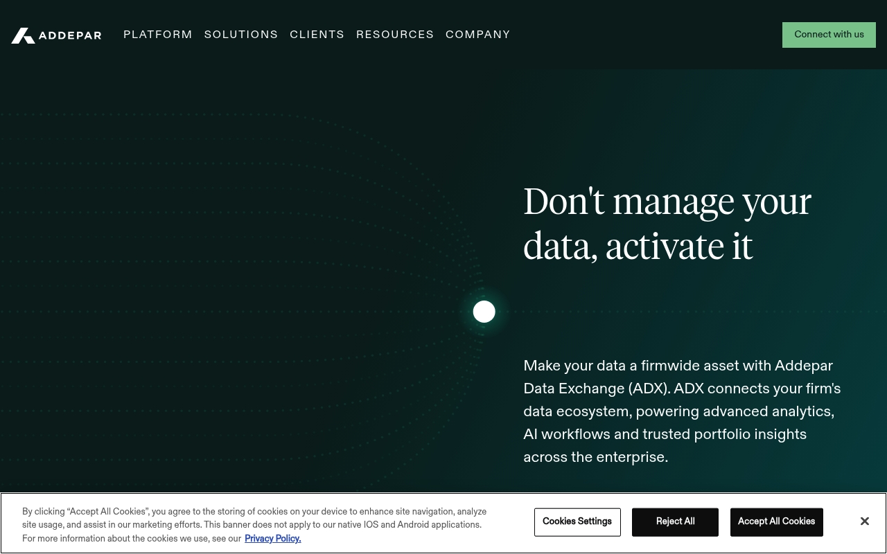 Addepar website